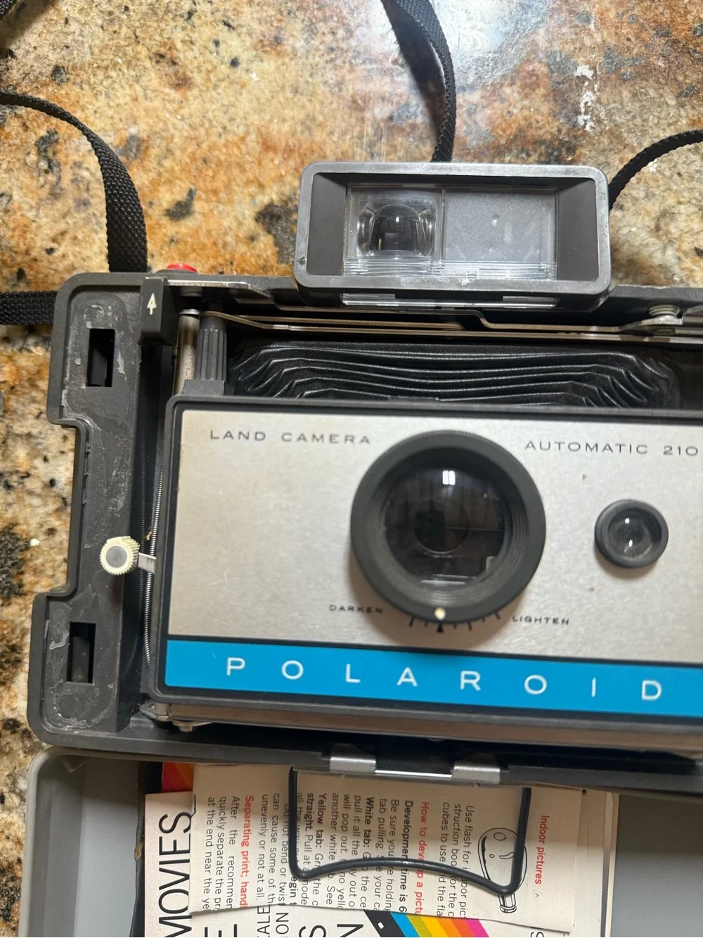 Polaroid Automatic 210 Instant Camera — Untested
